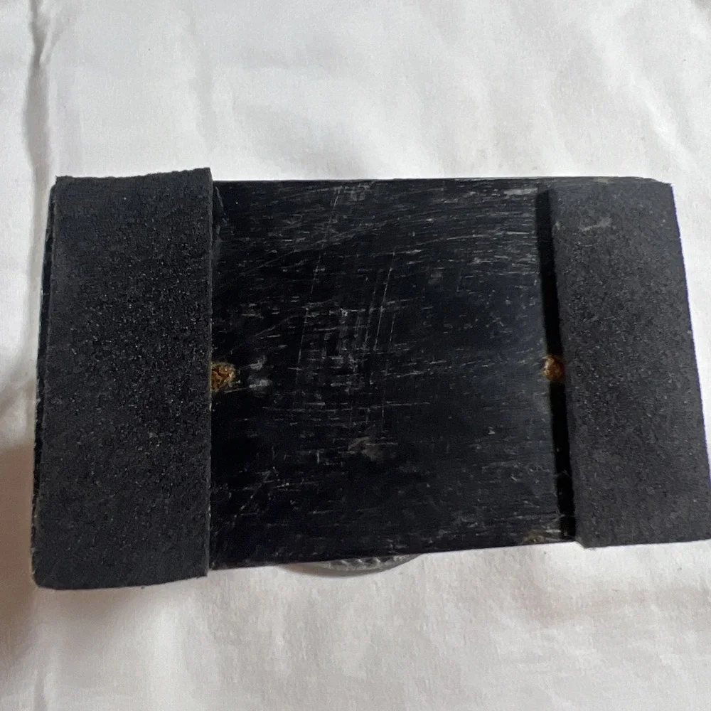 Vintage Carved‎ Wood Horse & Elephant Candle Holders Set Brass Accents Folk Art